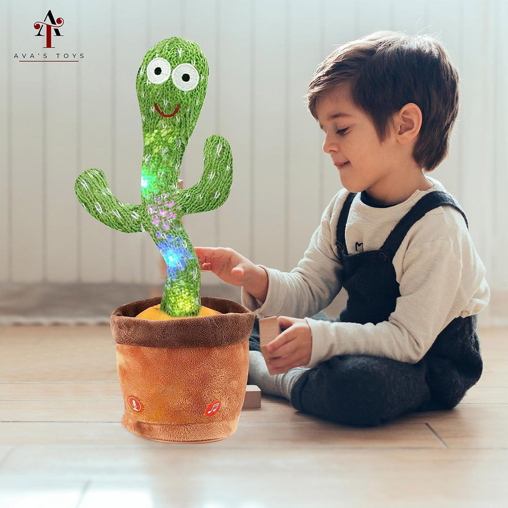 Dyzi Kids Dancing and Talking Cactus Sensory Toy Image 4