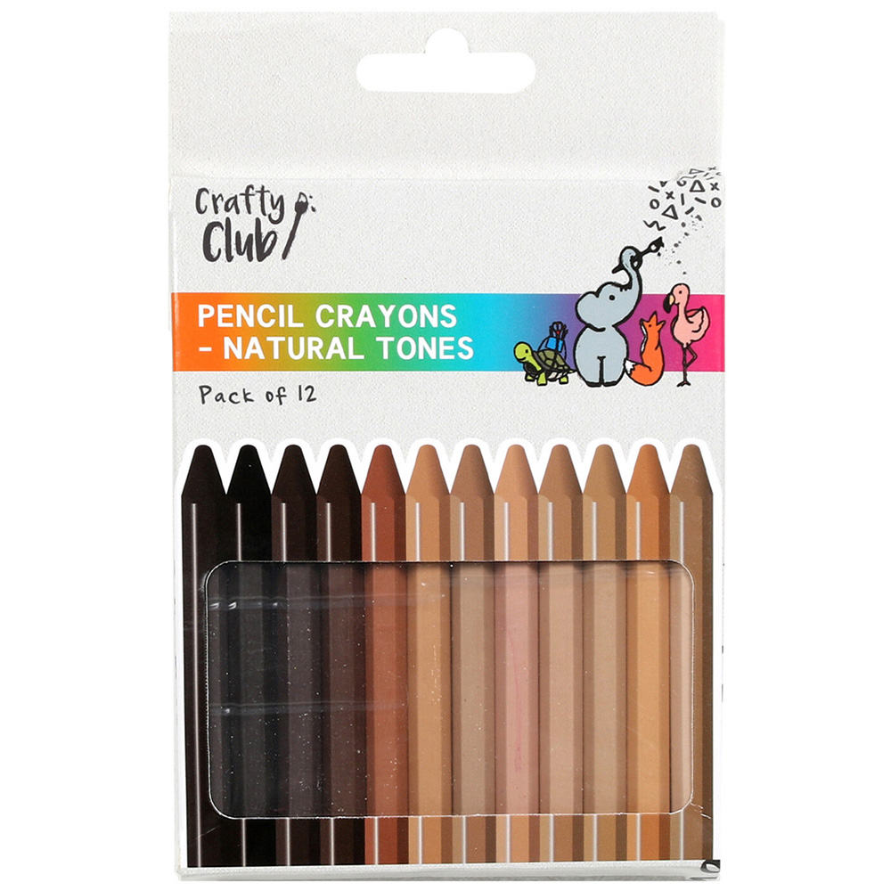 Pencil Crayons Natural Tones Image