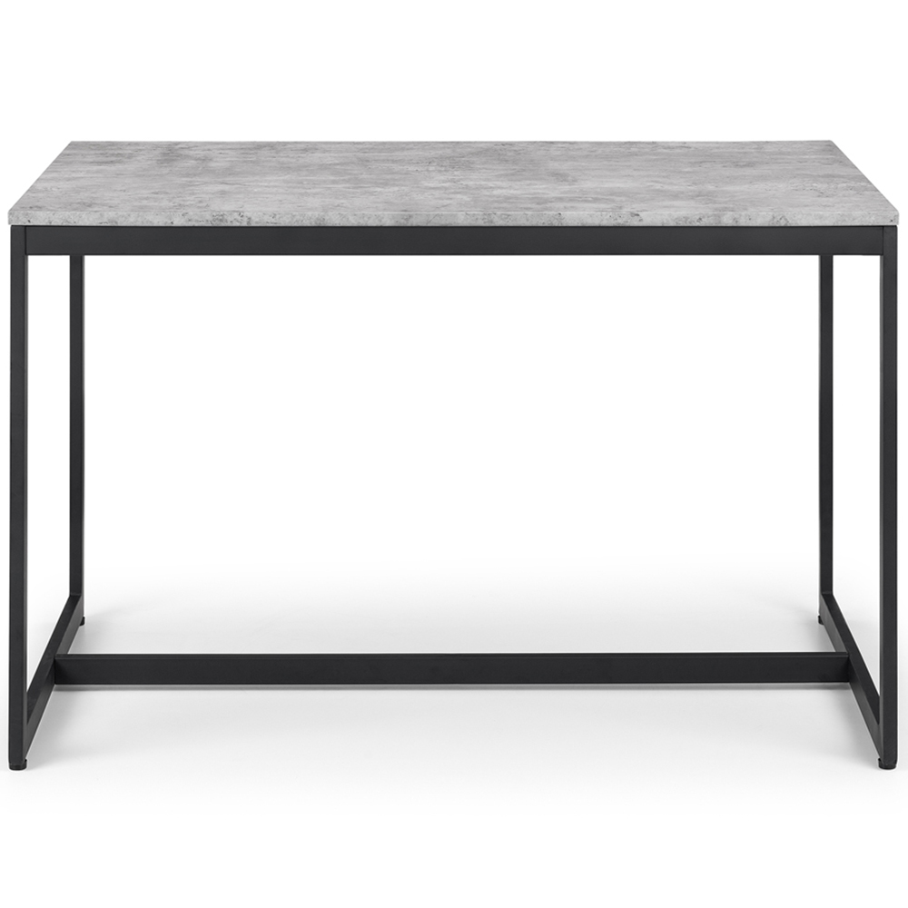 Julian Bowen Staten Kari Concrete Effect 4 Seater Dining Set Grey Image 4