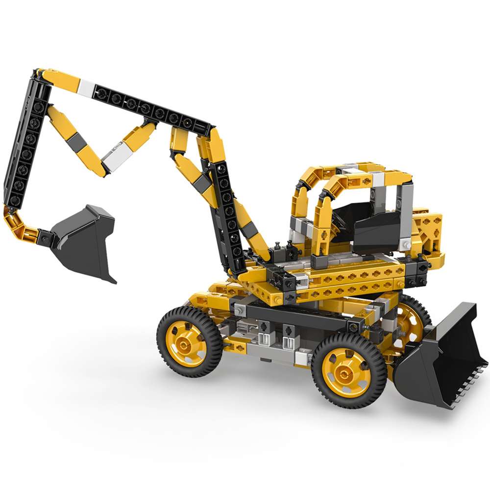 Engino Creative Builder Tall Crane Machinery Motorized Set Image 4