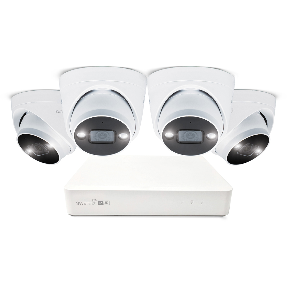 Swann AdvancedX Wired NVR CCTV 3K Dome Camera Kit with 1TB HDD Storage Image 4