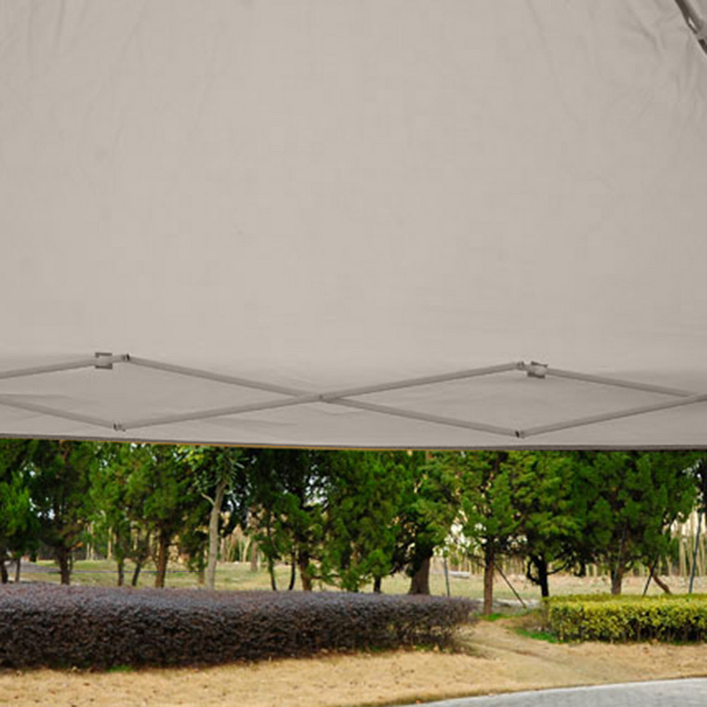 Outsunny 3 x 3m Brown Pop-Up Canopy Gazebo Image 4