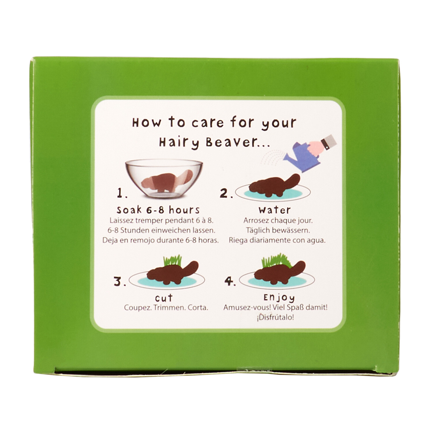 Grow Your Own Hairy Beaver Brown Image 4