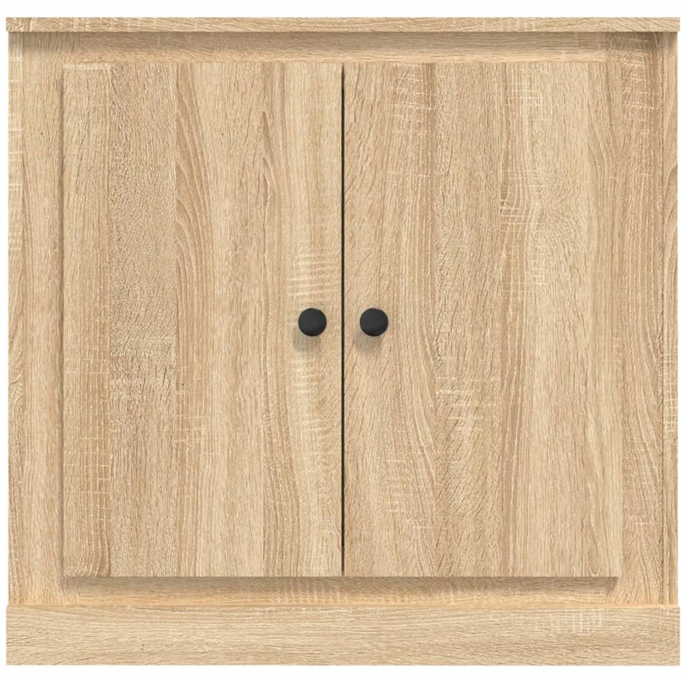 vidaXL 2 Door Sonoma Oak Small Sideboard Image 6