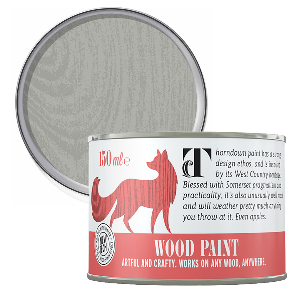 Thorndown Grey Heron Satin Wood Paint 150ml Image 1