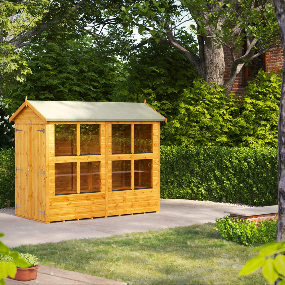 Power Sheds 8 x 4ft Double Door Apex Potting Shed Image 2