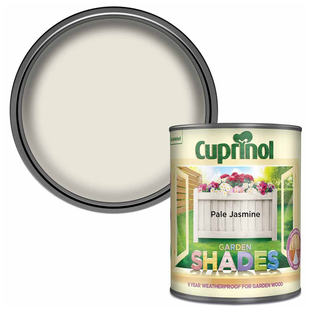 Cuprinol Garden Shades Pale Jasmine Wood Paint 1L Image 1