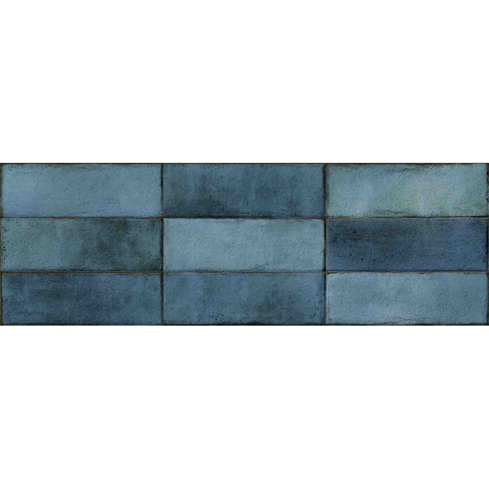 Bien Juno Sapphire Gloss Ceramic Wall Tile 300 x 900mm 6 Pack Image 4