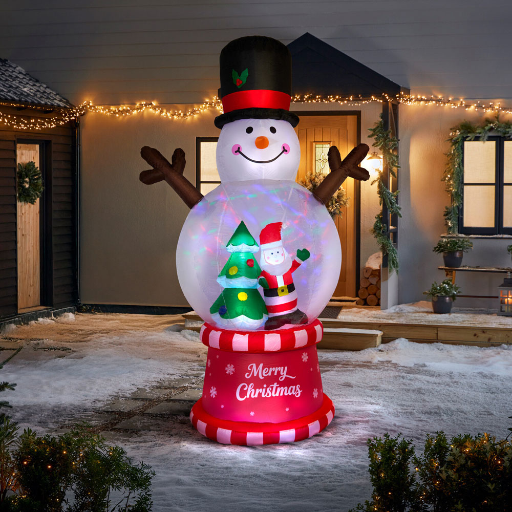 Snowman Snowglobe Inflatable Image 5
