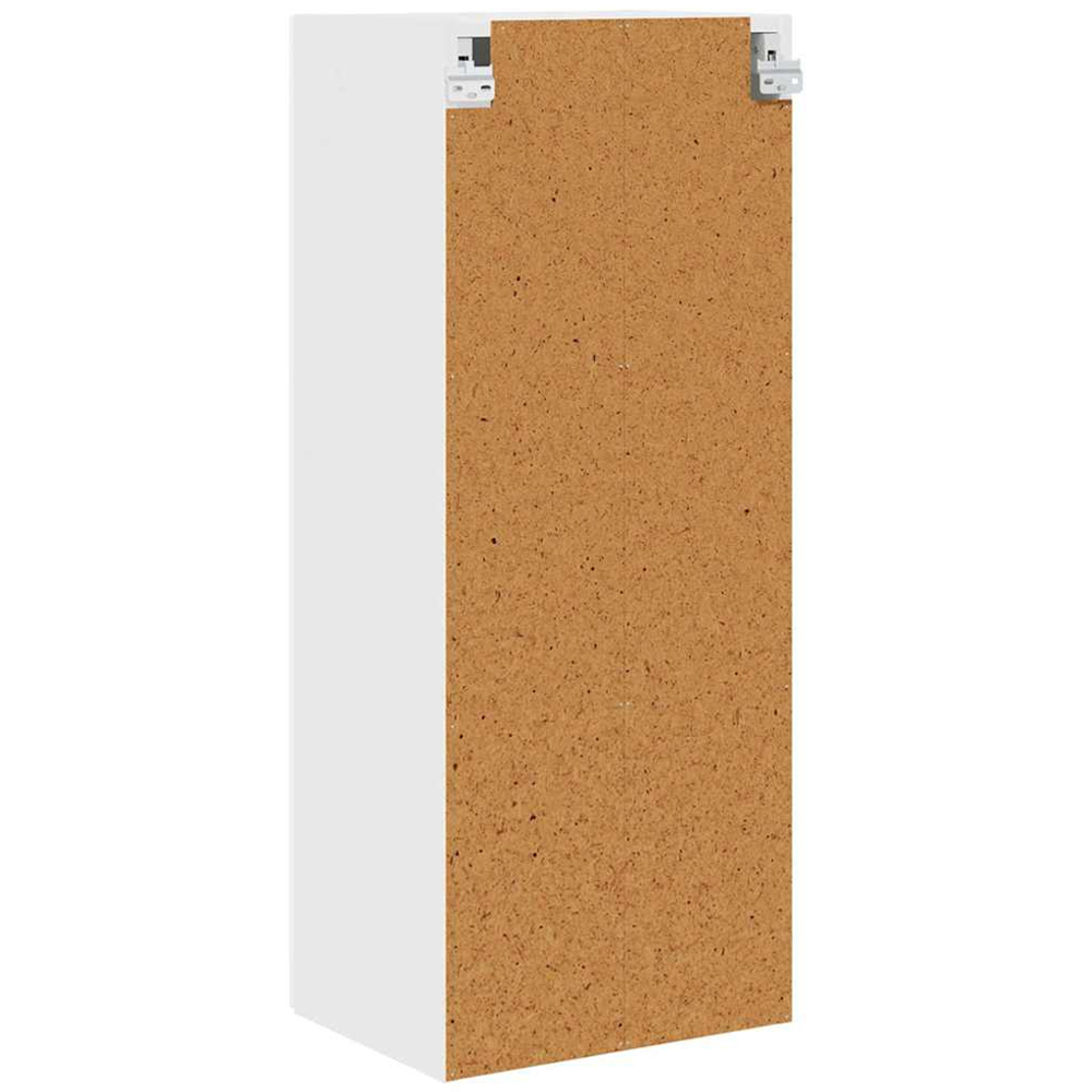 vidaXL Single Glass Door White Kitchen Wall Cabinet Image 7