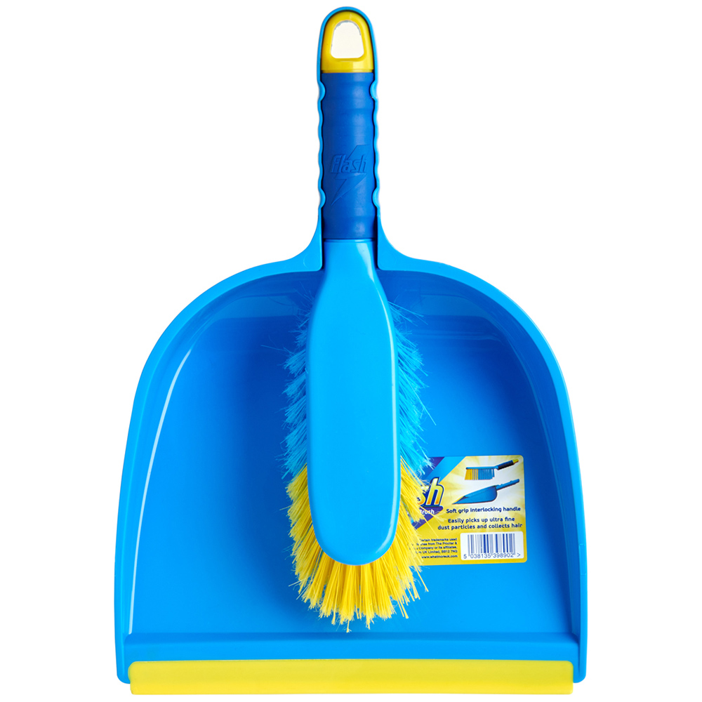 Wham Flash Dustpan and Brush Set Handle Wilko