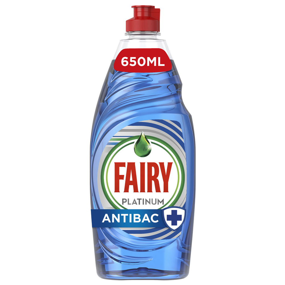 Fairy Eucalyptus Anti Bacterial Washing Up Liquid 650ml Image 1