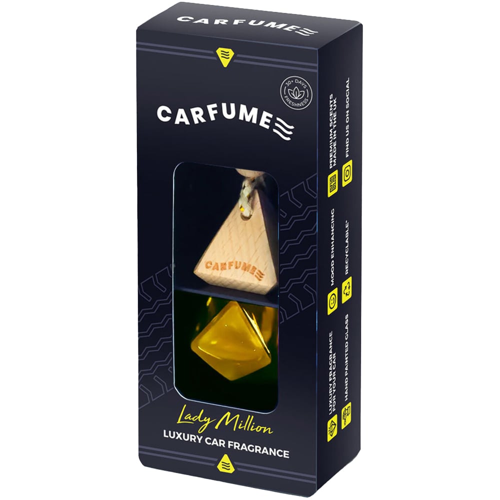 Carfume Luxury Lady Million Car Air Freshener Image