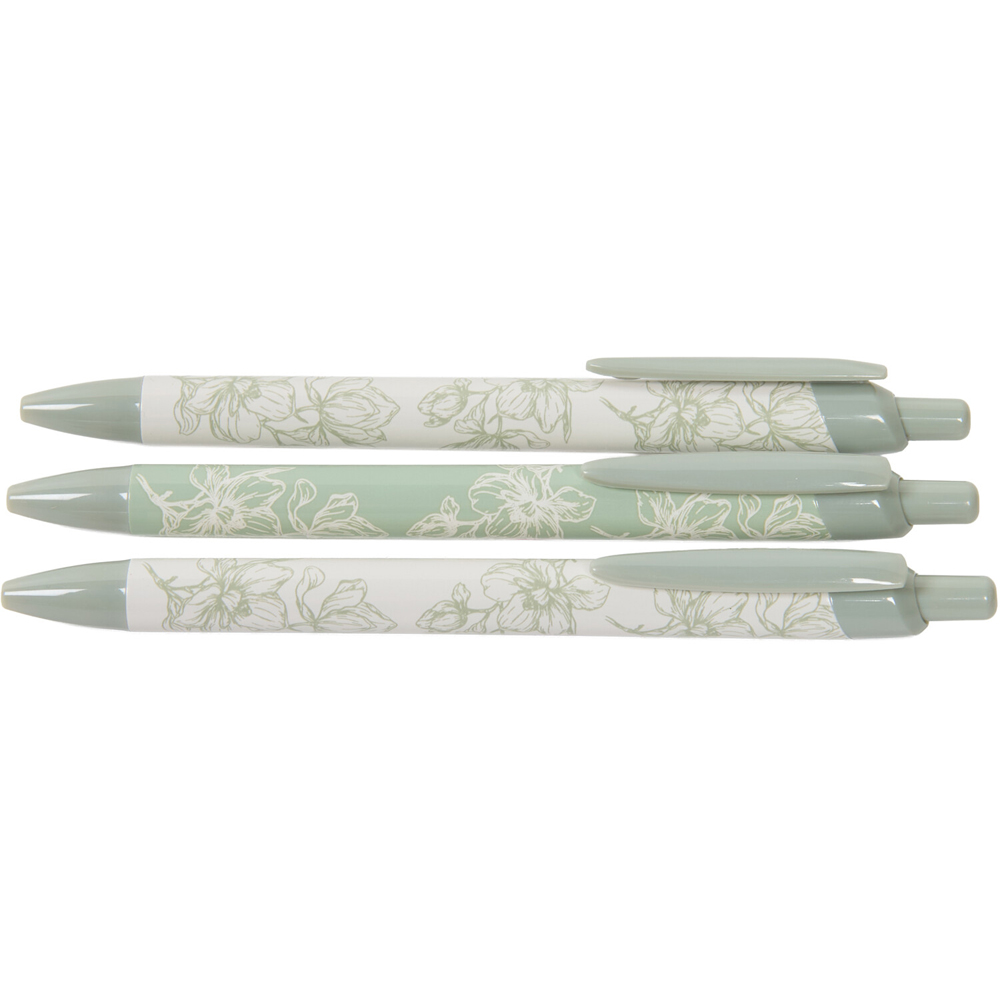 Pack of 3 Floral Design Pens Image 4