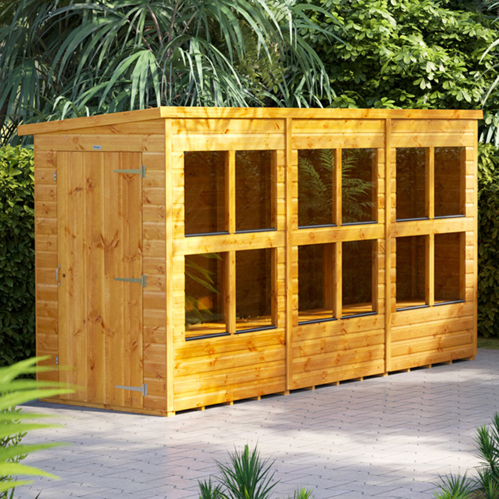 Power 12 x 4ft Pent Potting Shed Image 2