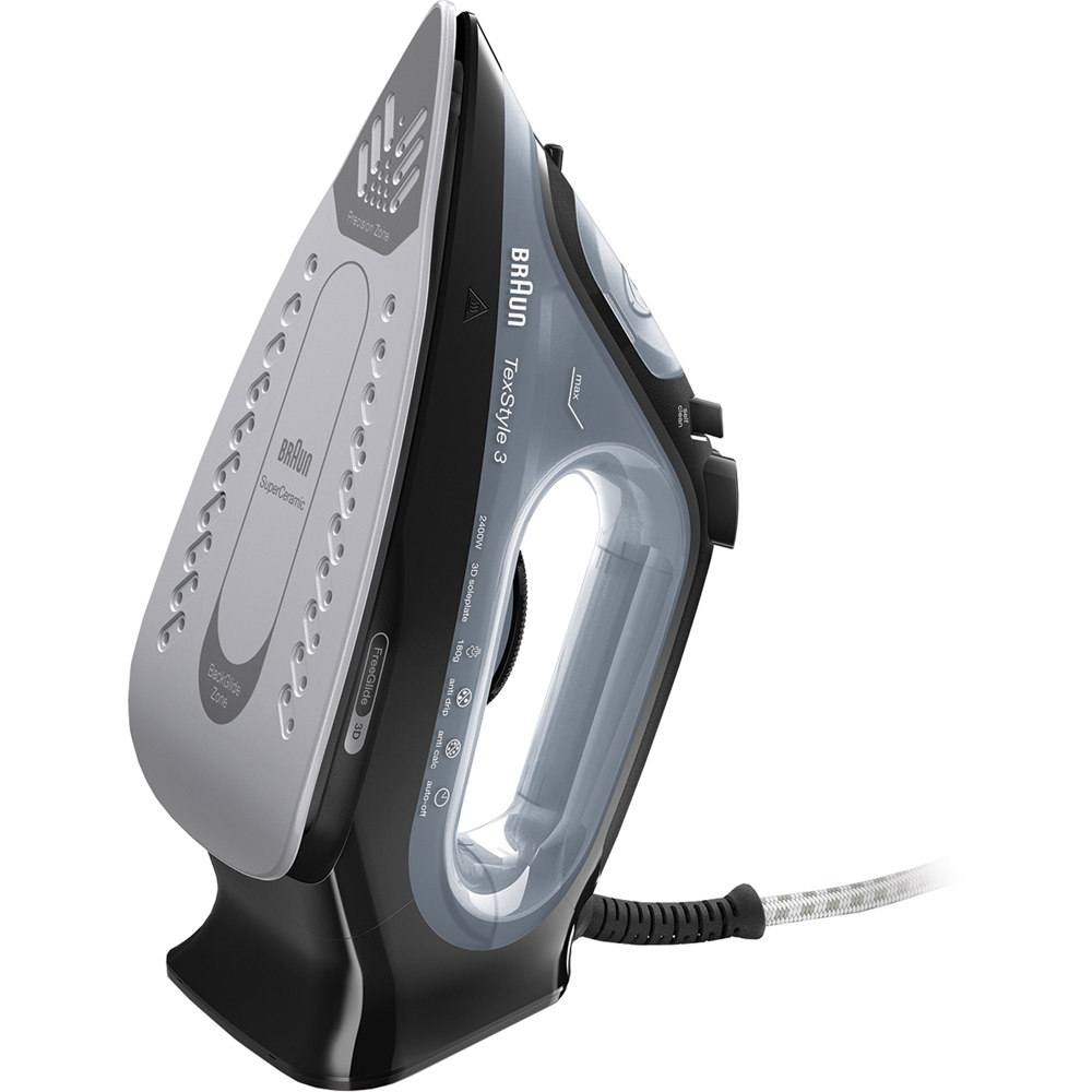 Braun Texstyle 3 BN3055 Black Steam Iron 2400W Image 3