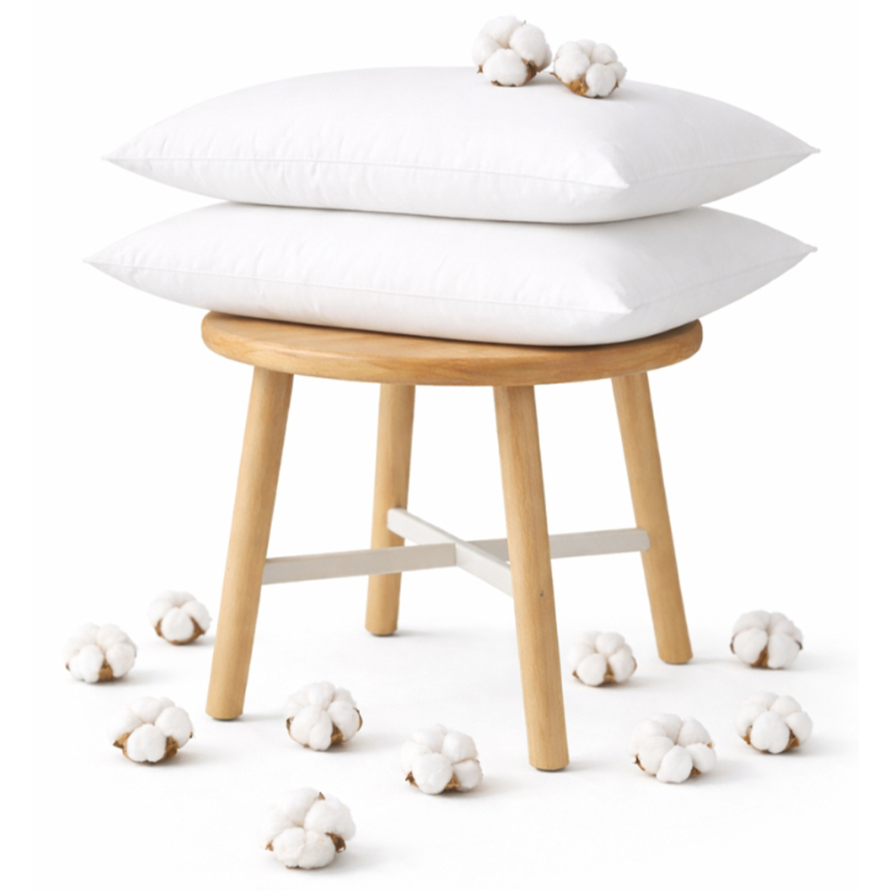 MHG Living Piped Edge Cotton Pillow Image 2