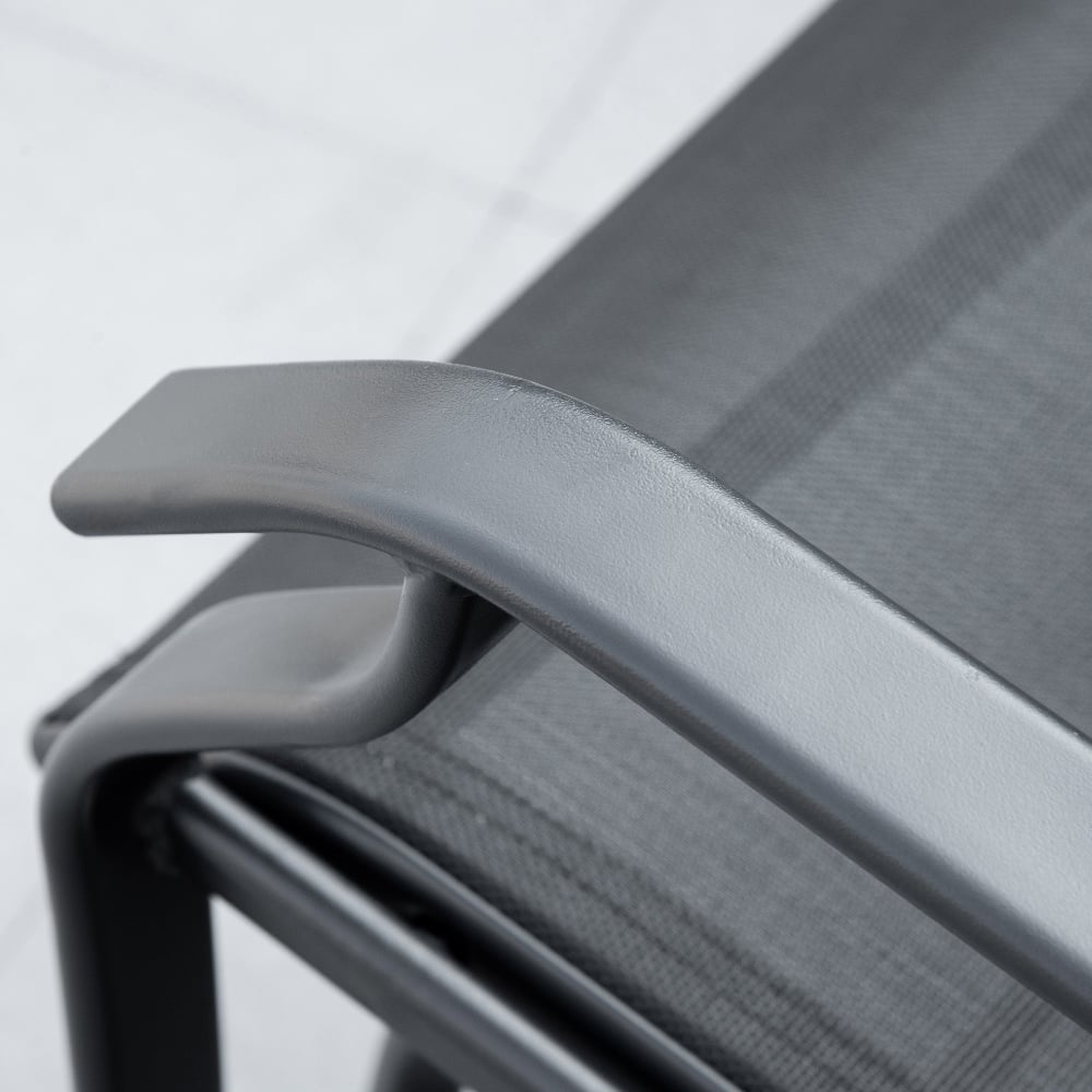 Outsunny Double Rock Chair With Table Image 4