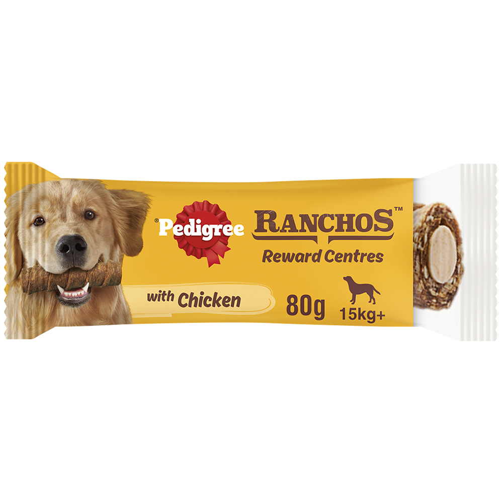 Pedigree Ranchos Reward Centres Chicken Maxi Dog Chew Treat 80g Image 1