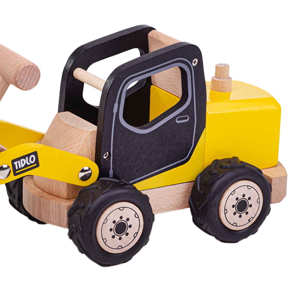 Tidlo Kids Wooden Front End Loader Image 3