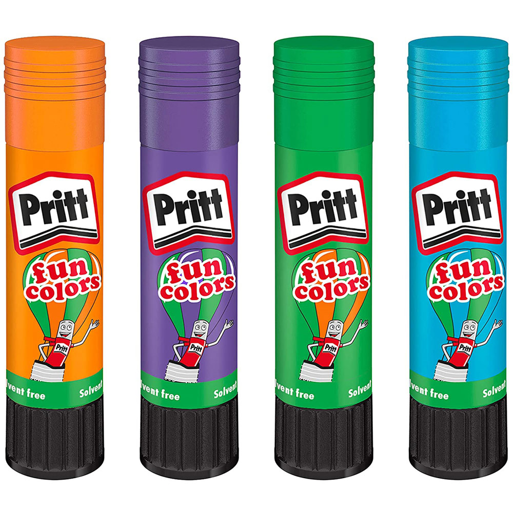 Pritt Colours Glue Sticks 4 x 10g Image 3