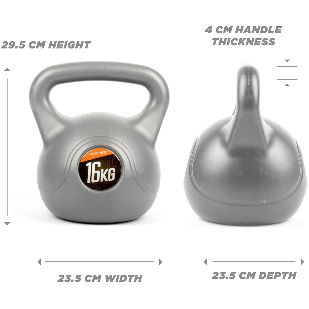 Phoenix Fitness Vinyl Kettlebell 16kg Image 4