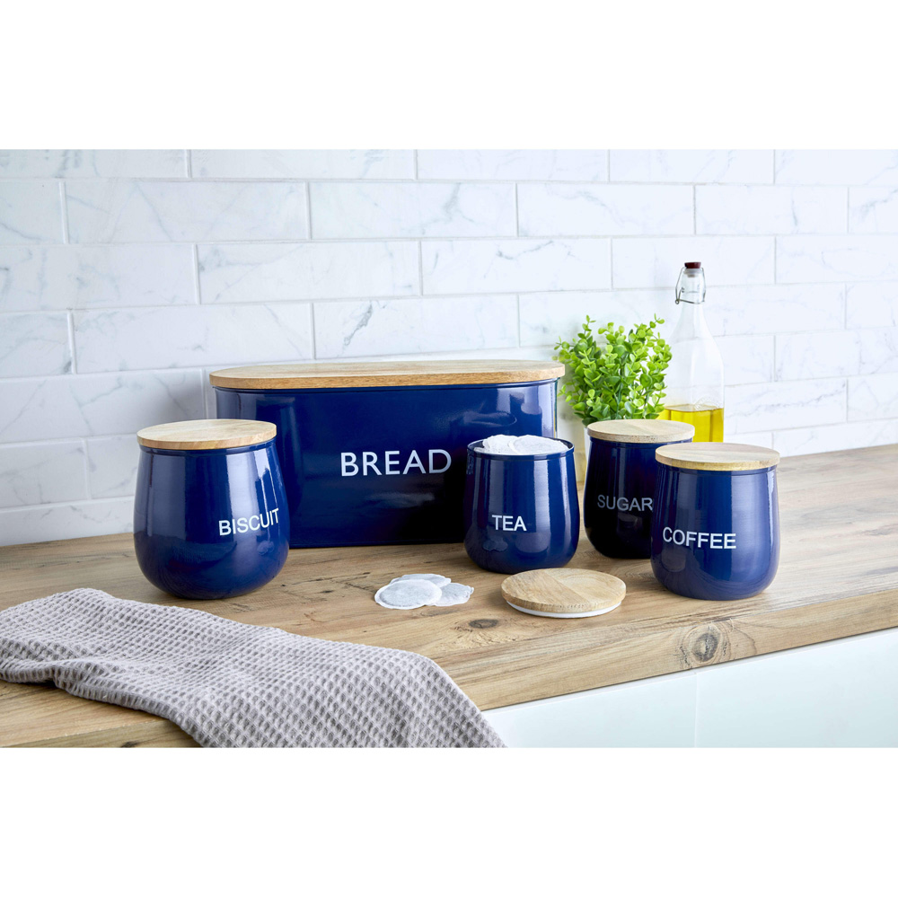 Tower 5 Piece Midnight Blue Round Food Storage Set Image 3