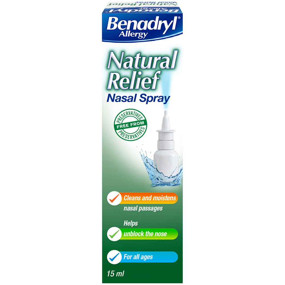 Benadryl Natural Relief Nasal Spray Image 1