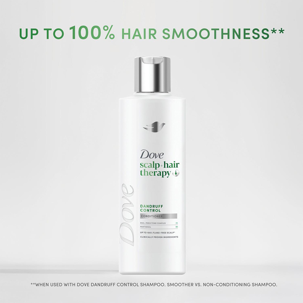 Dove Scalp+Hair Therapy Dandruff Control Salicylic Acid Conditioner 250ml 6 Pack Image 3