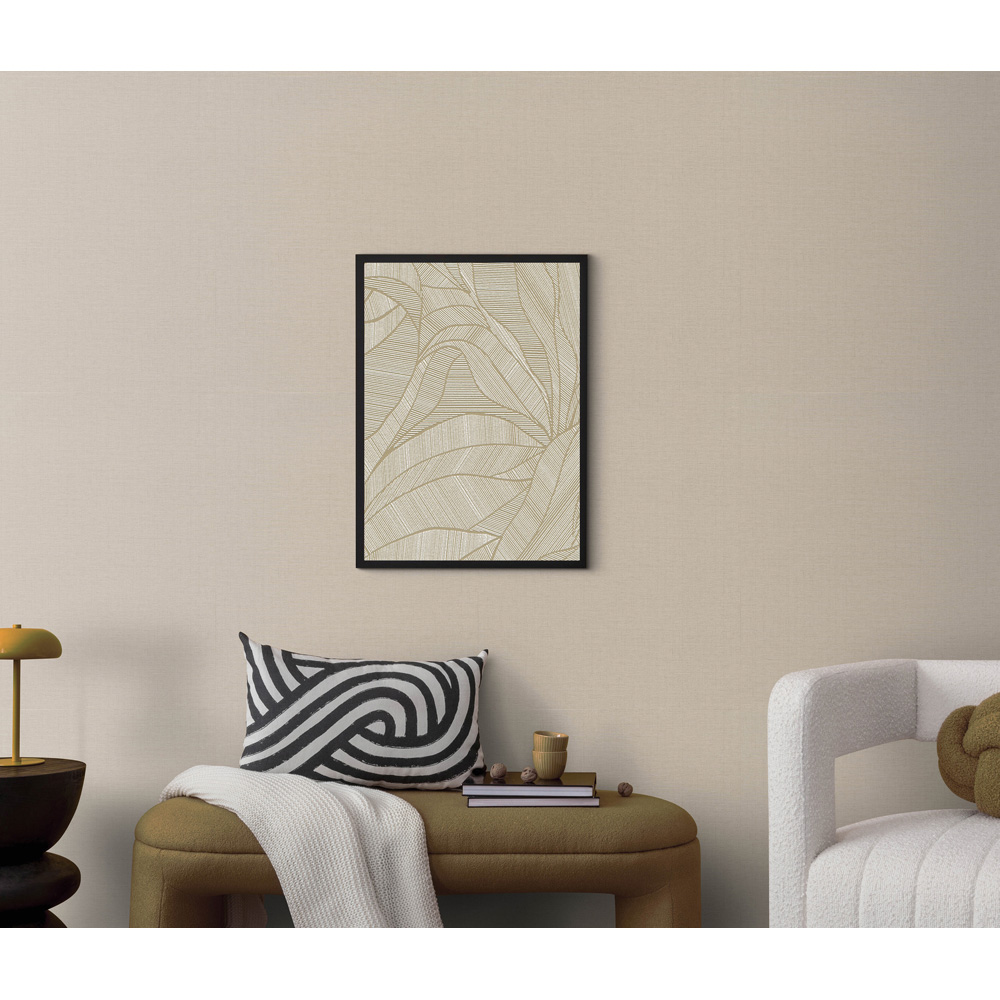 Erismann Echo Taupe Vinyl Wallpaper Image 2