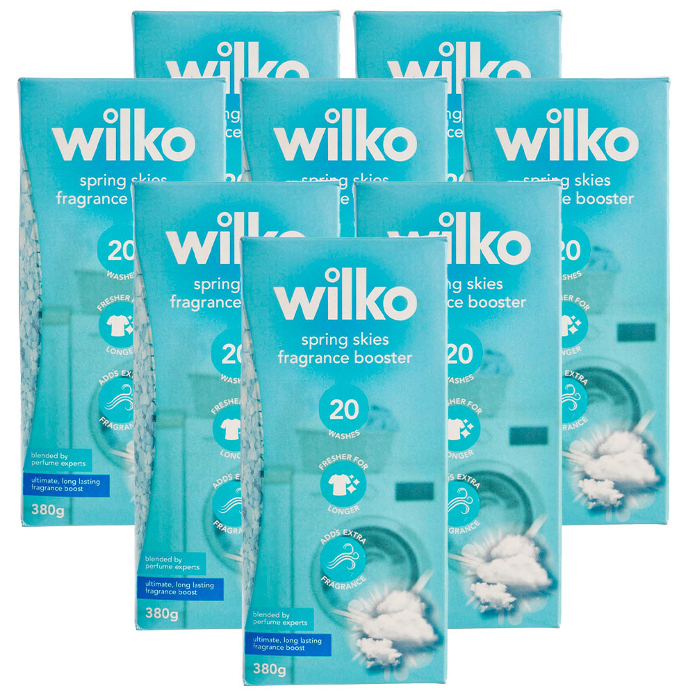 Wilko Spring Skies Fragrance Booster Case of 8 x 380g Image 1