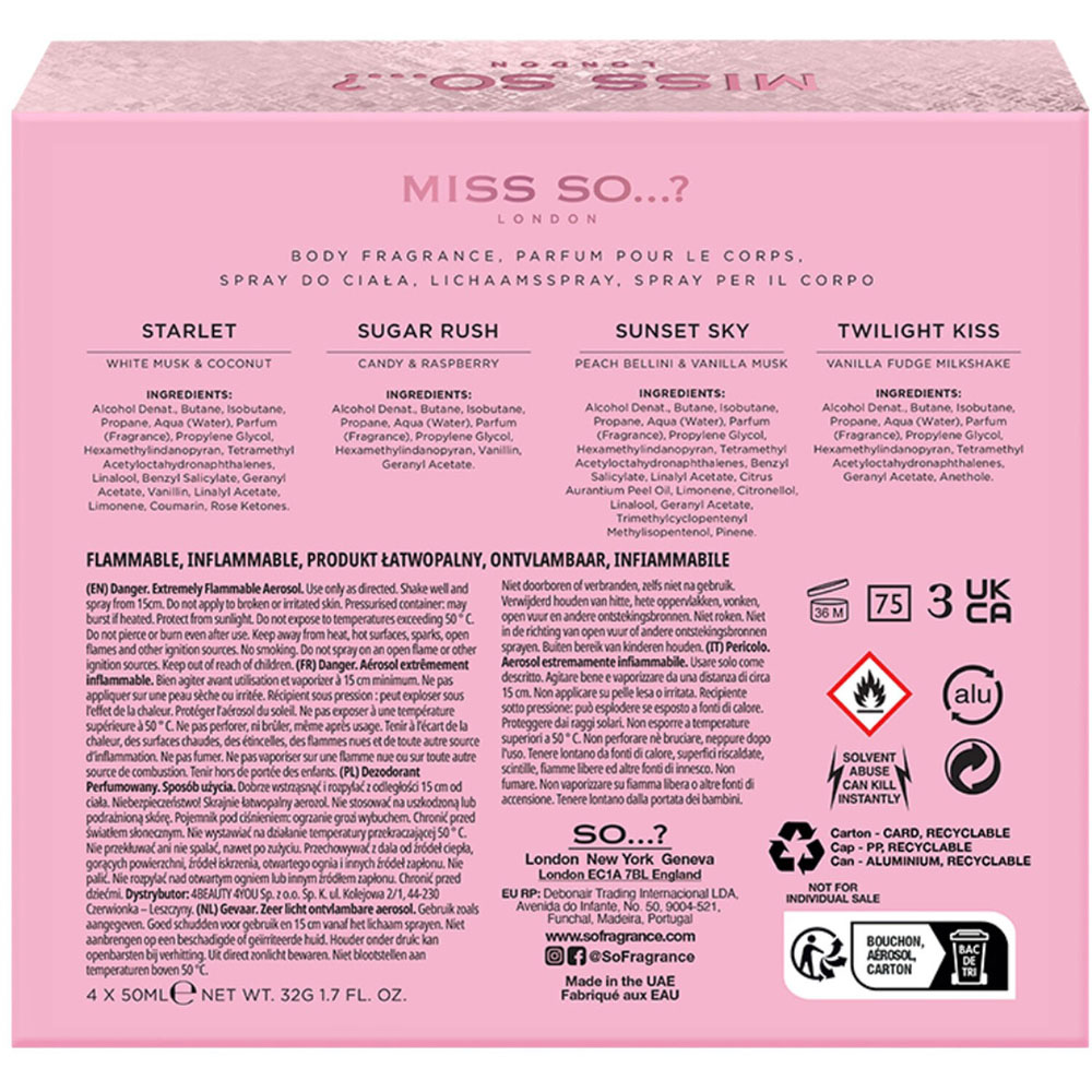 Mini Galore Body Fragrance Gift Set Image 3