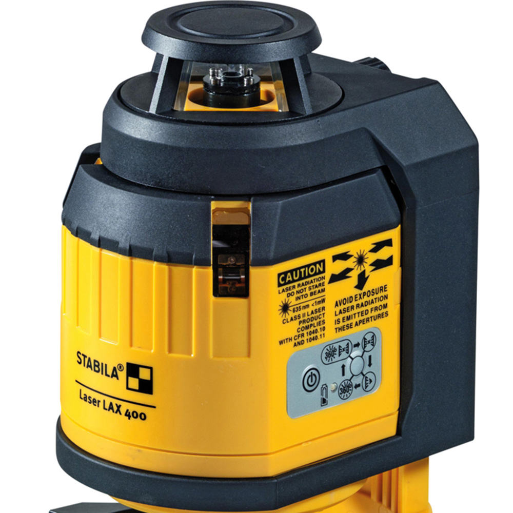 Stabila LAX400 Self-Levelling Multi-Line Laser with Tripod and Rechargeable Battery Image 2
