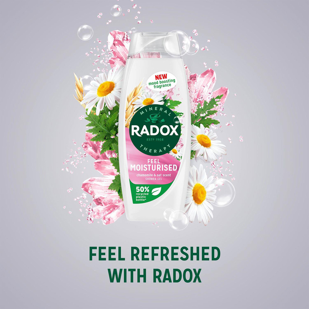 Radox Mineral Therapy Feel Moisturised Mood Boosting Shower Gel 450ml 6 Pack Image 5