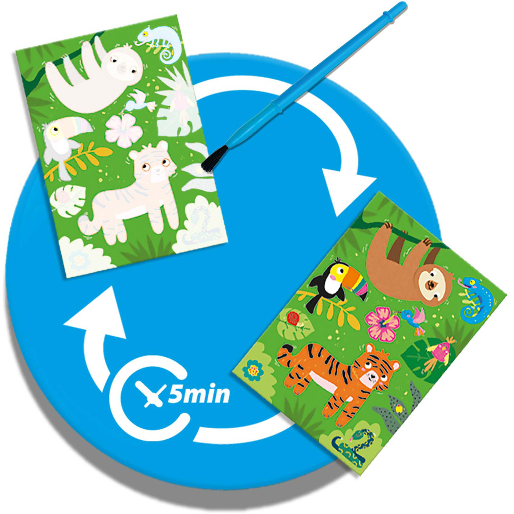 SES Creative Colouring with Water Hidden Animals Activity Set Image 4