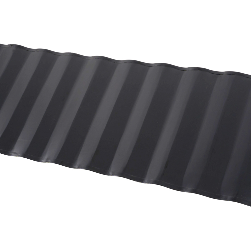 Living and Home Black Corrugated Metal Garden Edging 12m Image 6