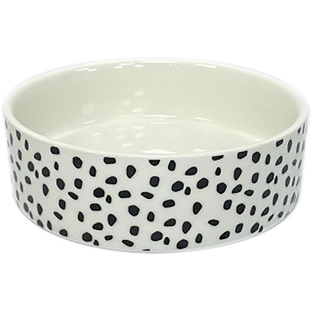 Small Monochrome Dog Bowl Image
