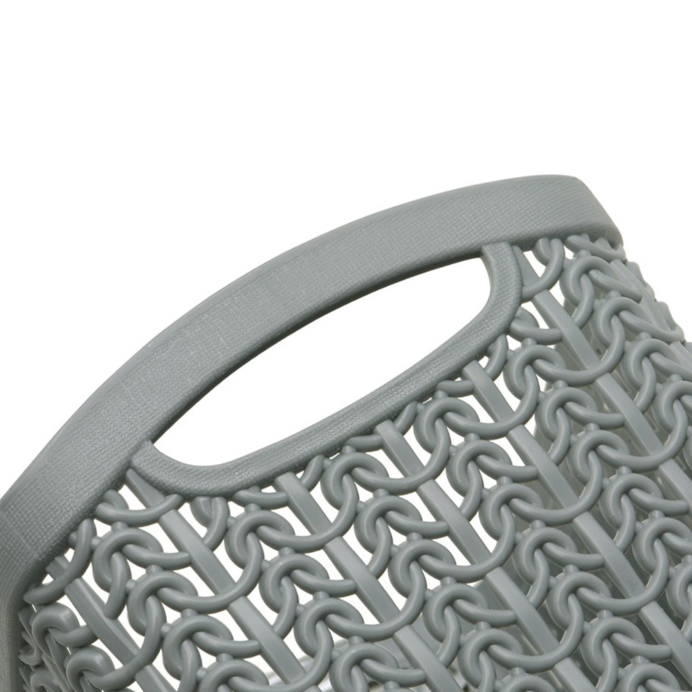 JVL Loop 1.5L Set of 3 Grey Storage Baskets Image 5