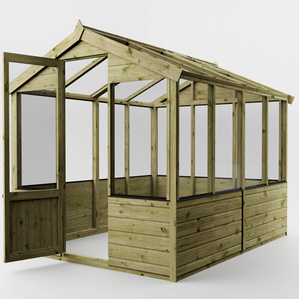 Mercia Wooden 8 x 6ft Traditional Greenhouse Image 5