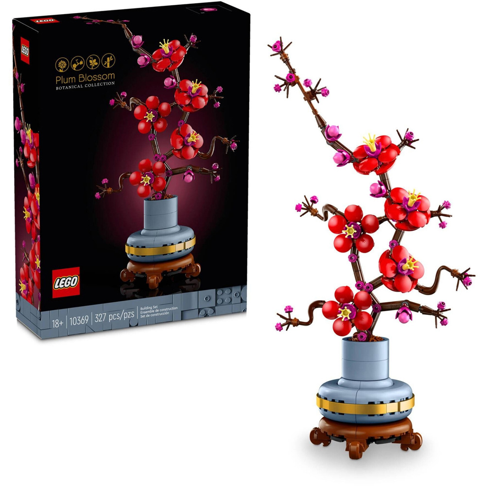 LEGO Icons 10369 Plum Blossom Set 327-Piece Image 4