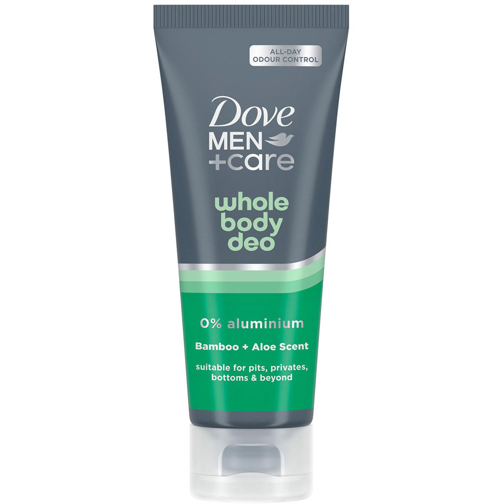 Dove Men+Care Whole Body Bamboo and Aloe Deodorant Odour Control Cream 75ml 6 Pack Image 2