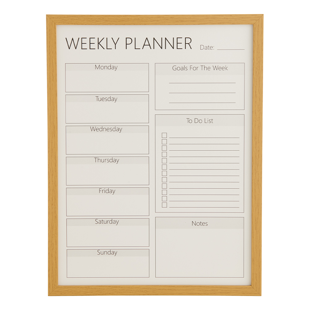 Wilko Weekly Planner 30x40cm Wilko