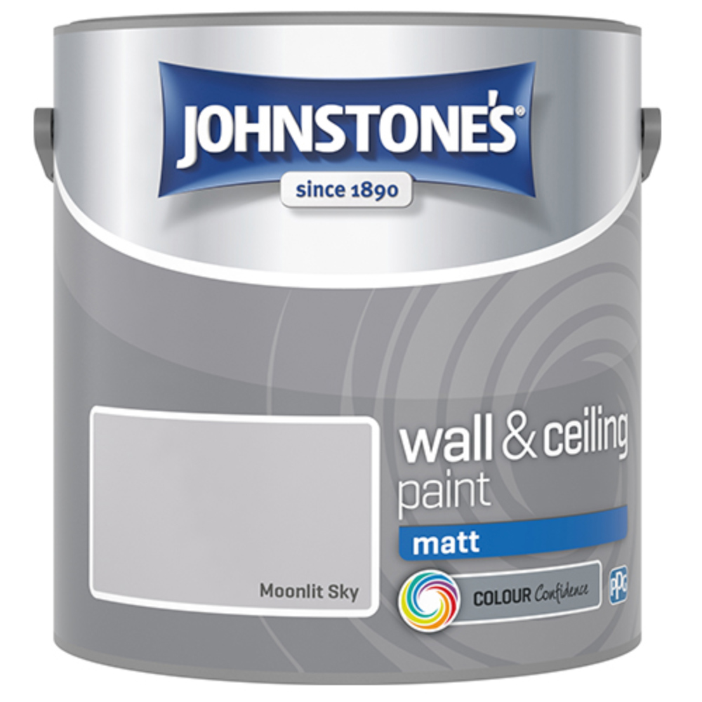 Johnstone's Walls & Ceilings Moonlit Sky Matt Emulsion Paint 2.5L Image 2