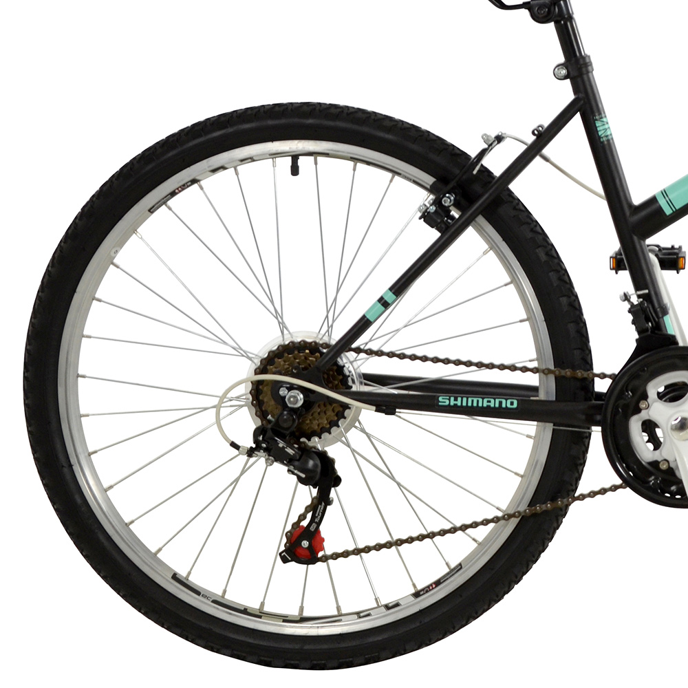 Falcon Vienne 26 inch Black and Sky Blue Mountain Bike Image 3