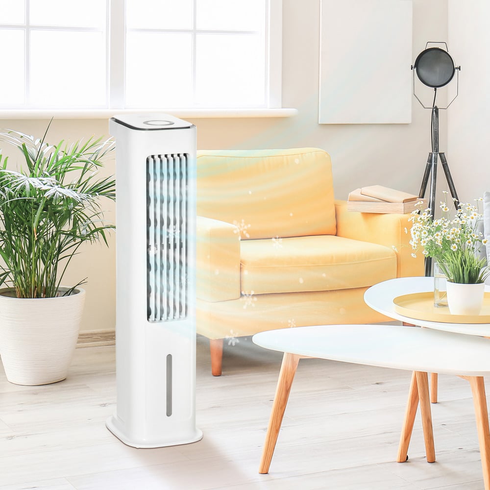 HOMCOM White Evaporative Cooler 5L Image 2