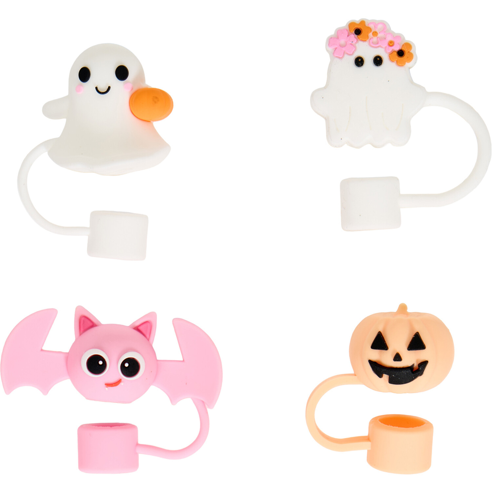 Pack of 4 Autumn or Halloween Straw Toppers Image 4