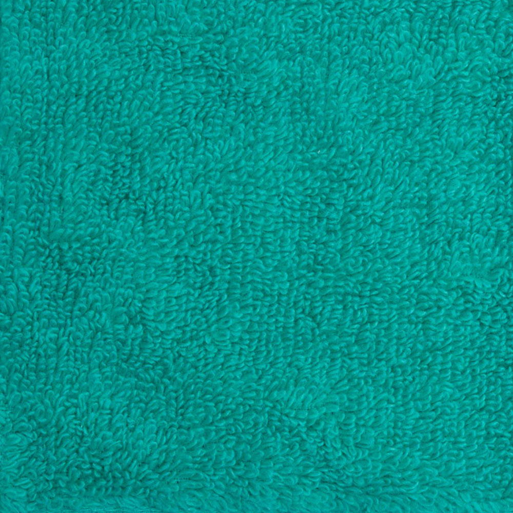 Wilko Supersoft Cotton Turquoise Facecloths 2 Pack Image 2