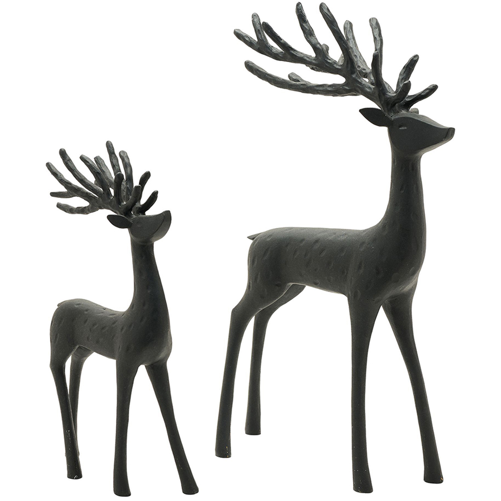 The Christmas Gift Co Black Deer Ornament Image 4