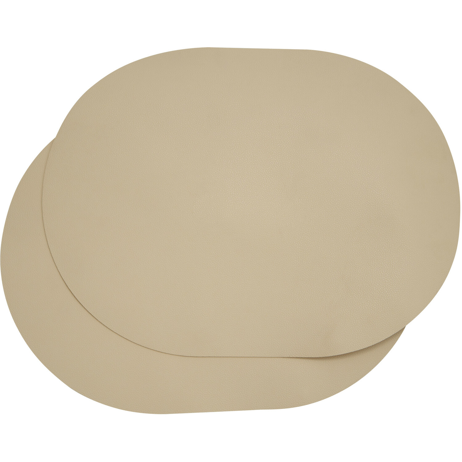 Set of 2 Lozenge Placemats - Cream Image 2