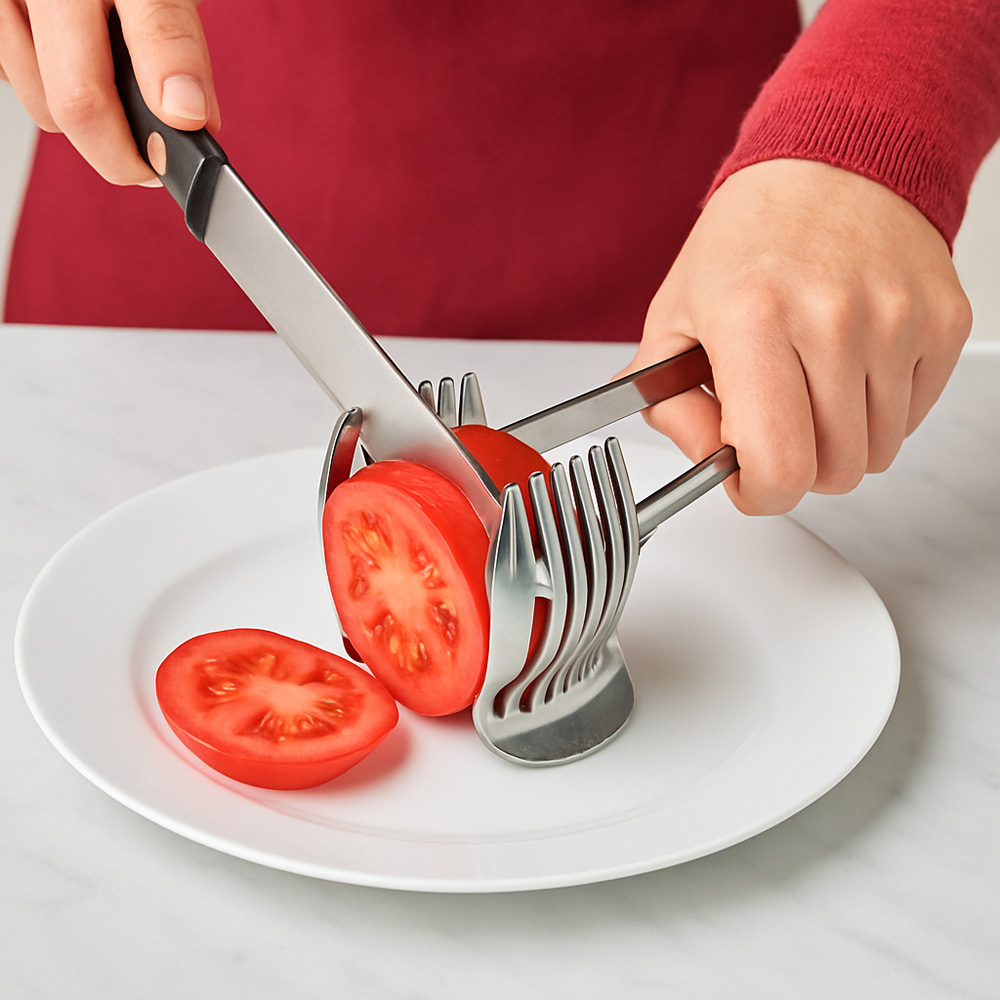 Avilo Aluminium Alloy Tomato and Small Joint Slicing Aid Image 2